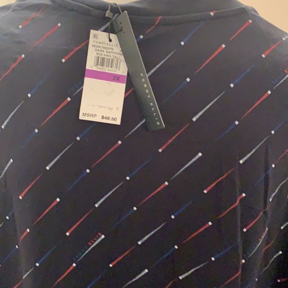 Perry Ellis Short Sleeve Print Tee - Picture 4 of 5